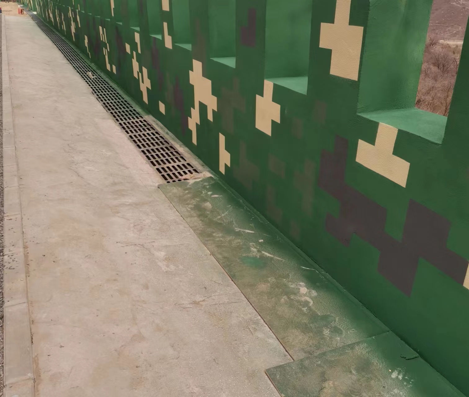 东营围墙迷彩喷涂,数迷彩漆